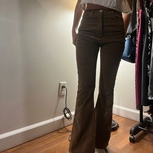 Brown Corduroy High wasted jeans